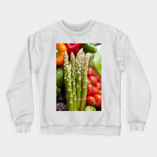 Group of various vegetables in closeup Crewneck Sweatshirt